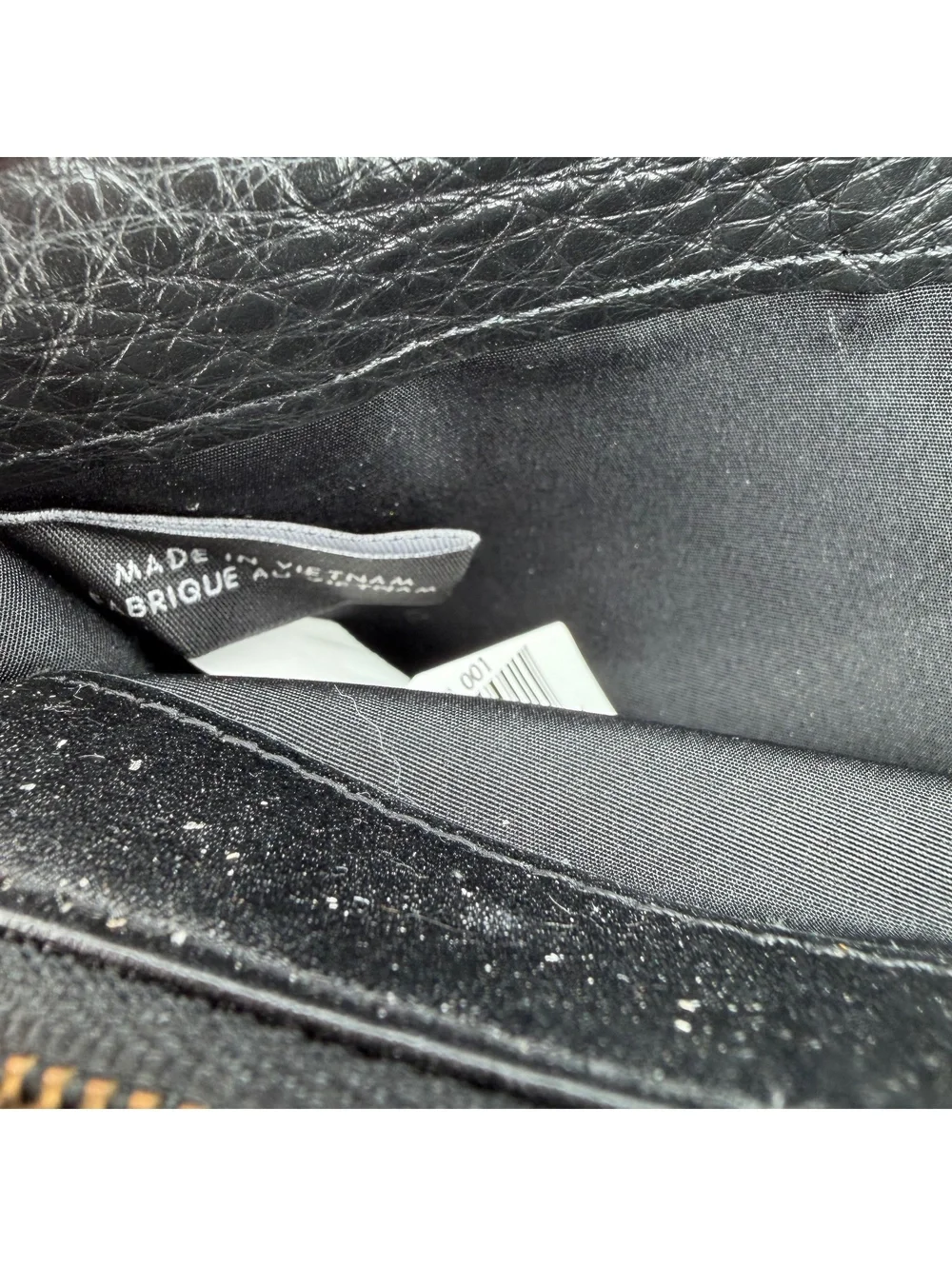 Marc by Marc Jacob’s Standard Supply Tri Fold Black Pebbled Leather Wallet
